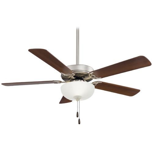 Minka Aire Contractor Uni-Pack 52-Inch LED Fan in Brushed Steel by Minka Aire F448L-BS/DW