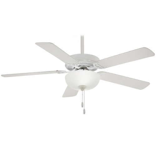 Minka Aire Contractor II Uni-Pack 52-Inch LED Fan in White by Minka Aire F448L-WH