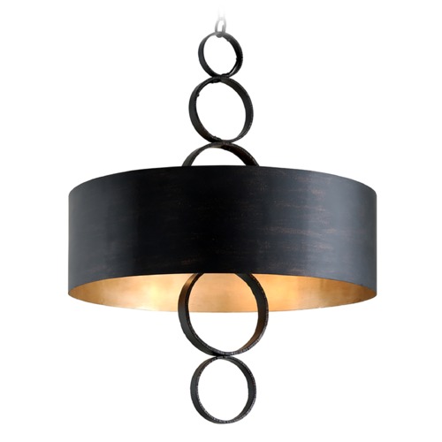 Troy Lighting Rivington Charred Copper Pendant by Troy Lighting F7236