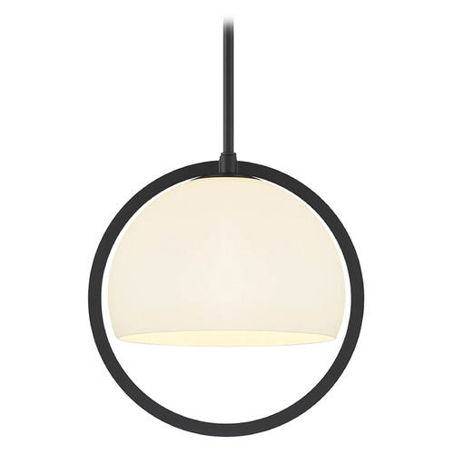 Designers Fountain Lighting Designers Fountain Eterna Matte Black Pendant Light with Bowl / Dome Shade D274M-12P-MB