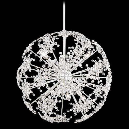 Schonbek Lighting Schonbek Worldwide Lighting Esteracae Polished Stainless Steel Pendant Light DN1024N-401R