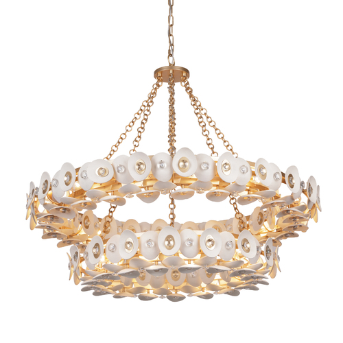 Metropolitan Lighting Niu 22-Light Chandelier in Fawn Gold by Metropolitan Lighting N1868-760
