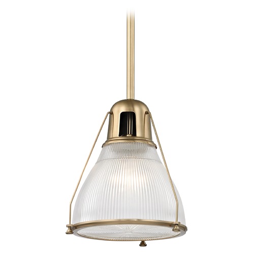 Hudson Valley Lighting Haverhill Pendant in Aged Brass by Hudson Valley Lighting 7311-AGB