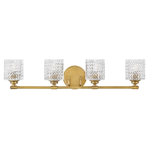 Hinkley Elle 4-Light Heritage Brass Bath Light by Hinkley Lighting 5044HB