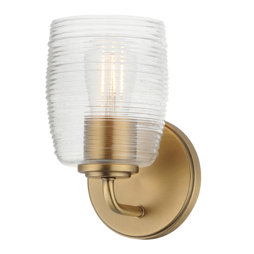 Maxim Lighting Maxim Lighting Honey Natural Aged Brass Sconce 21411CRNAB