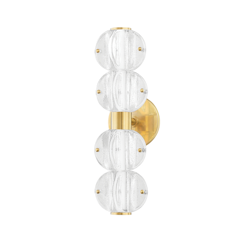 Hudson Valley Lighting Lindley 16-Inch LED Sconce in Aged Brass by Hudson Valley Lighting 1904-AGB