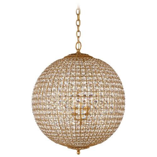Visual Comfort Signature Collection Aerin Renwick Large Orb Chandelier in Gild by VC Signature ARN5101GCG