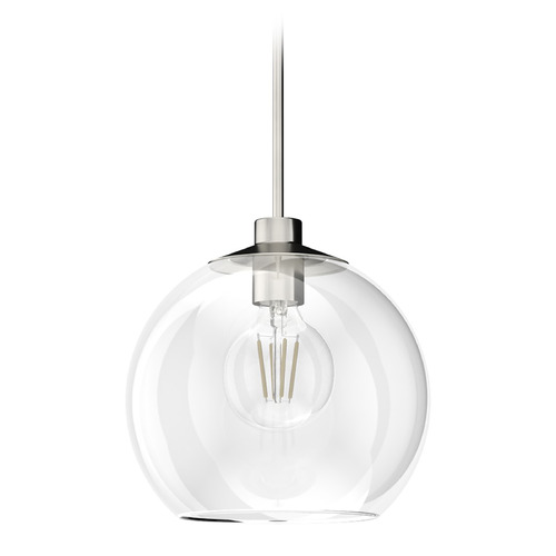 Hunter Fan Company Hunter Fan Company Xidane Brushed Nickel Pendant Light with Globe Shade 19768