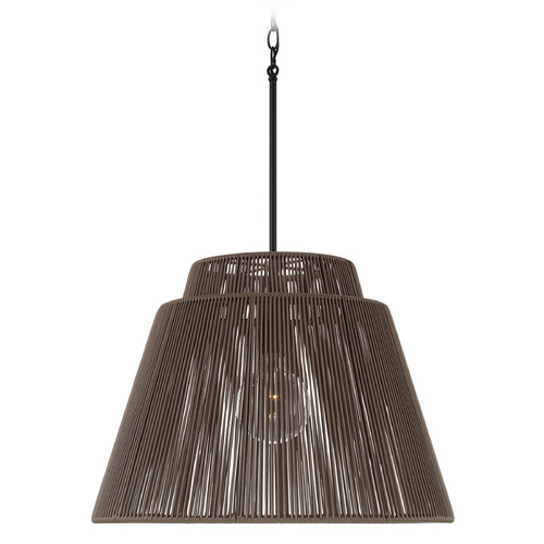 Capital Lighting Jasper Indoor/Outdoor Hanging Light in Black by Capital Lighting 956311UK