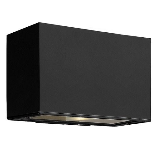 Hinkley Atlantis Small Up/Down LED Outdoor Wall Light in Black by Hinkley Lighting 1645SK-LED