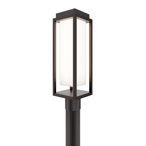 Modern Forms by WAC Lighting Modern Forms Framed Bronze LED Post Light PM-W73520-BZ