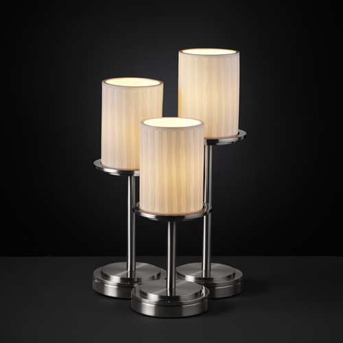 Justice Design Group Limoges Collection Table Lamp by Justice Design Group POR-8797-10-WFAL-NCKL