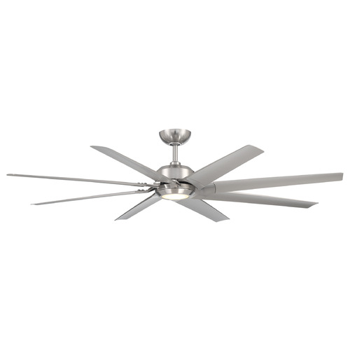 Modern Forms by WAC Lighting Roboto XL 70-Inch 3500K LED Smart Fan in Nickel by Modern Forms FR-W2301-70L-35-BN