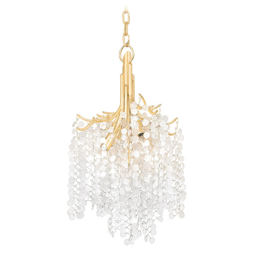 Corbett Lighting Corbett Lighting Genoa Gold Leaf LED Mini-Chandelier 350-15-GL