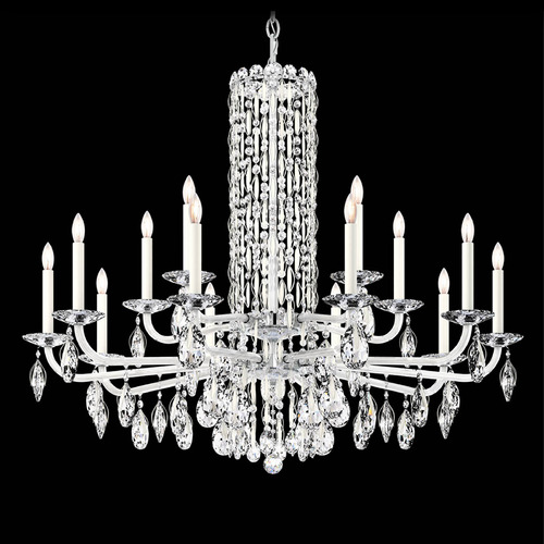 Schonbek Lighting Schonbek Worldwide Lighting Siena White Crystal Chandelier RS83151N-06R