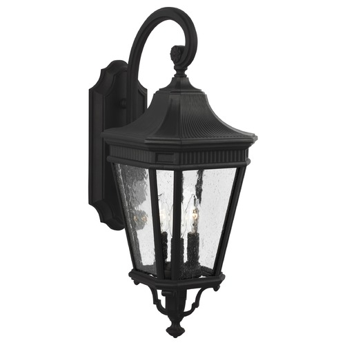 Generation Lighting Cotswold Lane Black Outdoor Wall Light by Generation Lighting OL5422BK