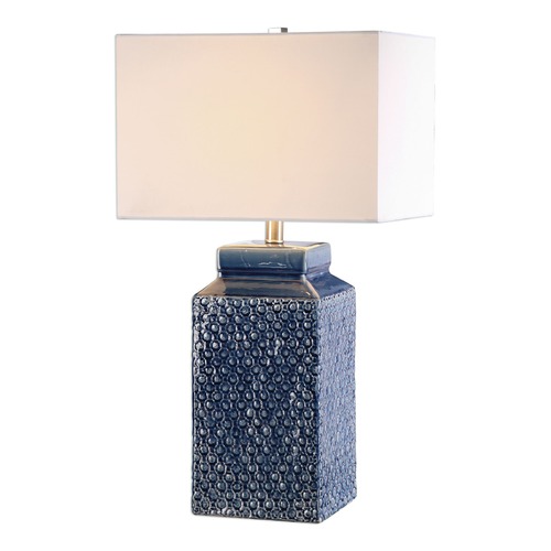 Uttermost Lighting Pero Sapphire Blue Lamp by Uttermost Lighting 27229-1