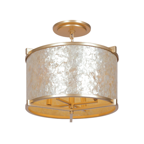 Metropolitan Lighting Sommers Bend Convertible Semi-Flush in Gold by Metropolitan Lighting N1934-760