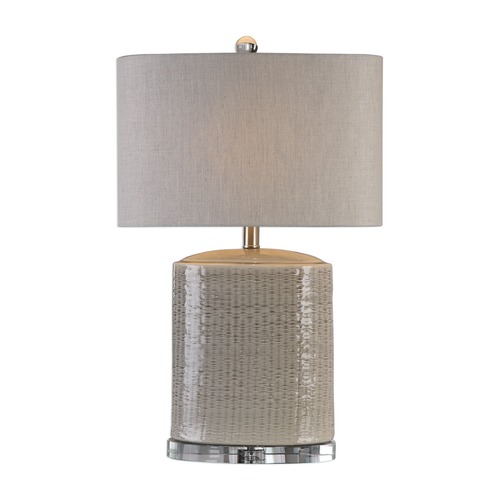 Uttermost Lighting Modica Taupe Ceramic Lamp by Uttermost Lighting 27231-1
