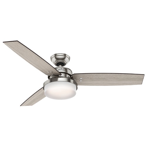 Hunter Fan Company 52-Inch Brushed Nickel LED Ceiling Fan by Hunter Fan Company 59157