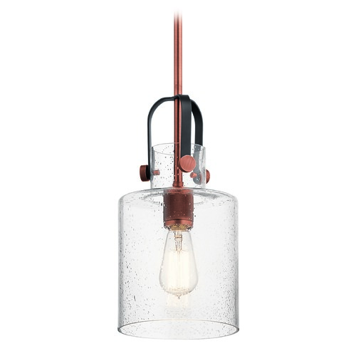 Kichler Lighting Kitner Antique Copper Pendant by Kichler Lighting 52035ACO