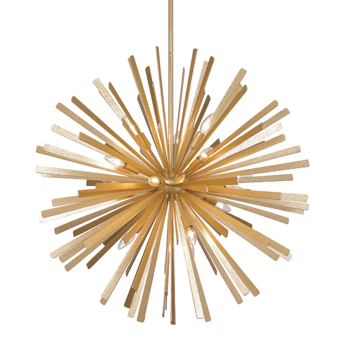 Metropolitan Lighting Confluence 16-Light Pendant in Piastra Gold by Metropolitan Lighting N1908-785