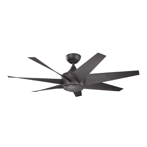 Kichler Lighting Lehr II 54-Inch Fan in Distressed Black by Kichler Lighting 310112DBK