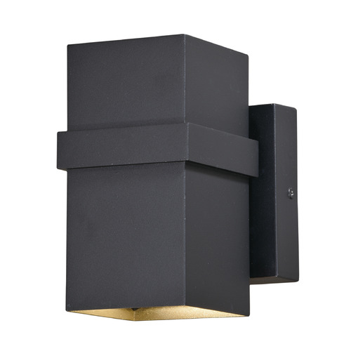 Vaxcel Lighting Vaxcel Lighting Lavage Textured Black LED Outdoor Wall Light T0397