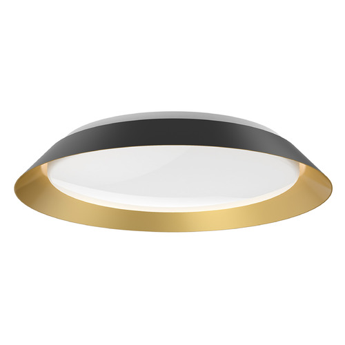 Kuzco Lighting Kuzco Lighting Jasper Black / Gold LED Flushmount Light FM43419-BK/GD-5CCT