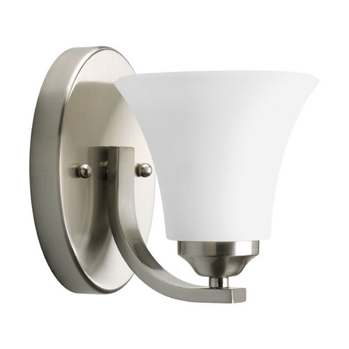 Progress Lighting Adorn Sconce in Brushed Nickel by Progress Lighting P2008-09