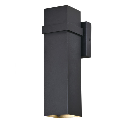 Vaxcel Lighting Vaxcel Lighting Lavage Textured Black LED Outdoor Wall Light T0398