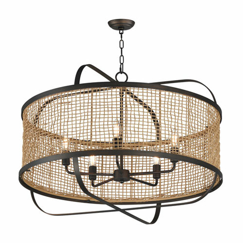 Maxim Lighting Cestino 30-Inch Pendant in Antique Bronze by Maxim Lighting 22475NAANB