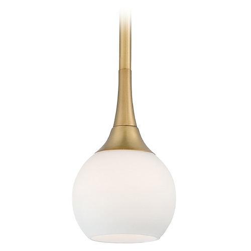 George Kovacs Lighting Pontil Mini Pendant in Honey Gold by George Kovacs P1801-248