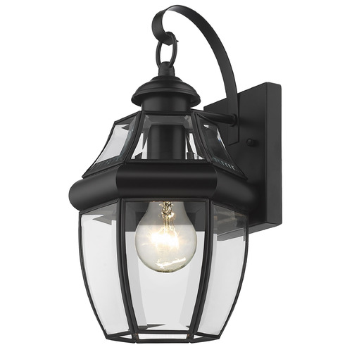 Z-Lite Westover Black Outdoor Wall Light by Z-Lite 580S-BK