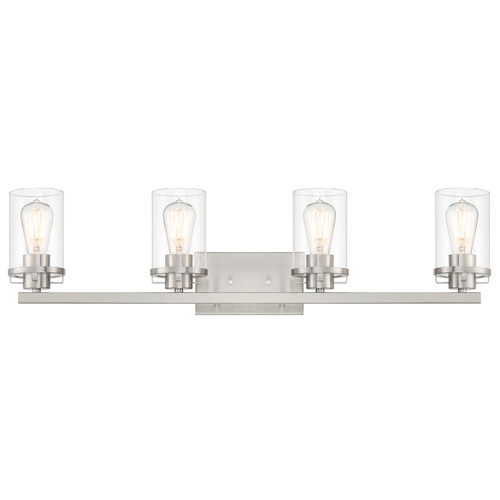 Designers Fountain Lighting Designers Fountain Jedrek Brushed Nickel Bathroom Light 93304-BN
