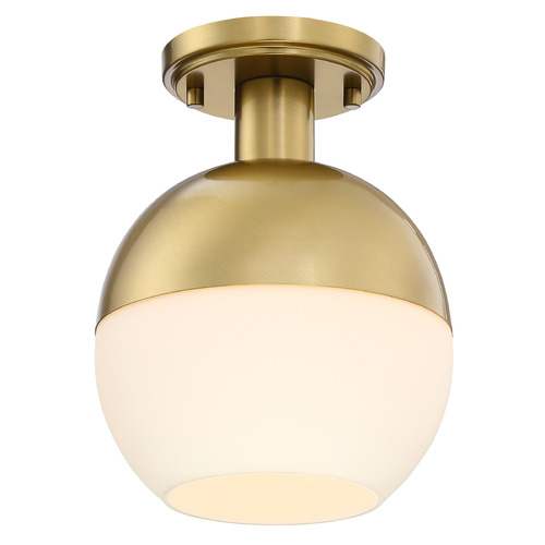 Designers Fountain Lighting Designers Fountain Linden Brushed Gold Semi-Flushmount Light D321M-SF-BG