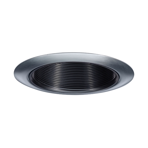 Juno Lighting Group Black Baffle with Satin Chrome Trim for 4-Inch Housings by Juno Lighting Group 14 BSC