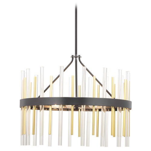 Progress Lighting Orrizo Black Chandelier by Progress Lighting P400176-031