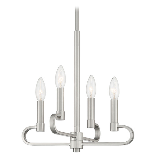 Designers Fountain Lighting Designers Fountain Summit Brushed Nickel Chandelier D269C-4CH-BN