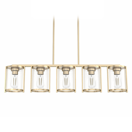 Hunter Fan Company Hunter Fan Company Astwood Alturas Gold Island Light with Cylindrical Shade 48014