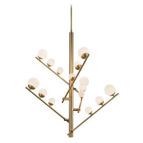 Kuzco Lighting Kuzco Lighting Juniper Brushed Gold LED Chandelier CH55530-BG/OP