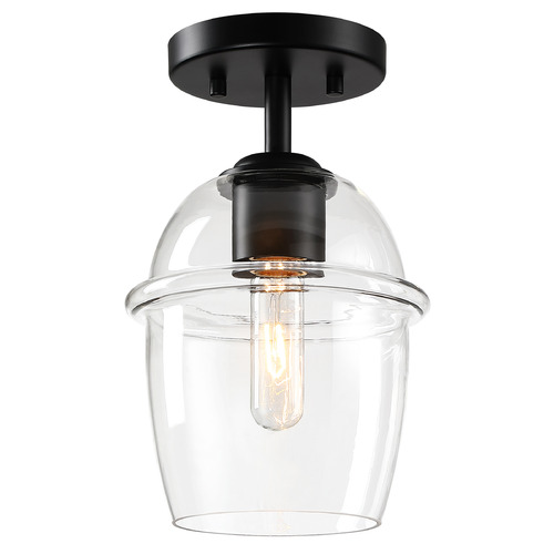 Designers Fountain Lighting Designers Fountain Summer Jazz Matte Black Semi-Flushmount Light D310M-SF-MB