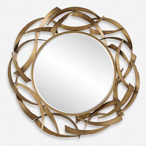 Uttermost Lighting Cutting Edge Round 55-Inch Decorative Mirror 08181
