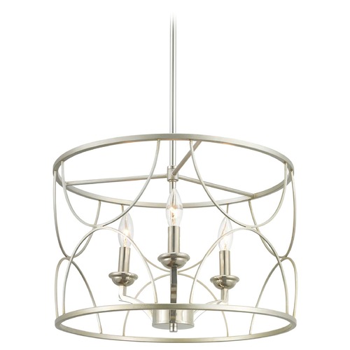 Progress Lighting Landree Silver Ridge Chandelier by Progress Lighting P400177-134