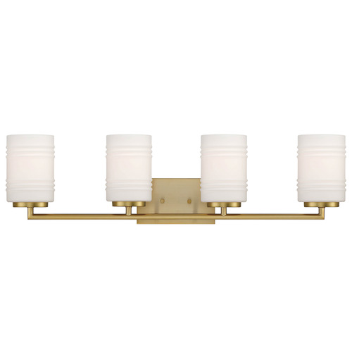 Designers Fountain Lighting Designers Fountain Leavenworth Brushed Gold Bathroom Light D257M-4B-BG