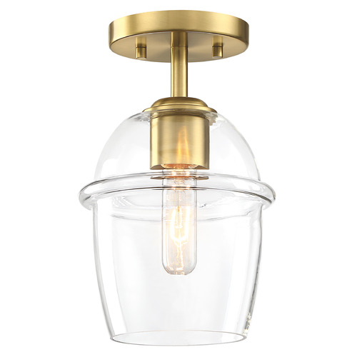 Designers Fountain Lighting Designers Fountain Summer Jazz Brushed Gold Semi-Flushmount Light D310M-SF-BG