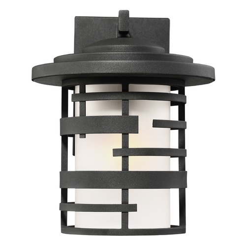 Satco Lighting Lansing Textured Black Outdoor Wall Light by Satco Lighting 60/6402
