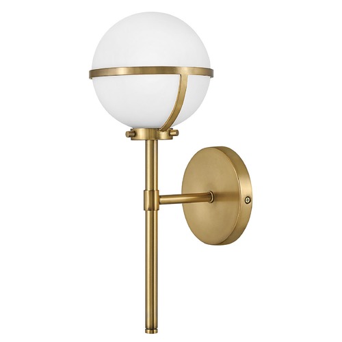 Hinkley Hollis Heritage Brass LED Sconce 3000K by Hinkley Lighting 5660HB-LL