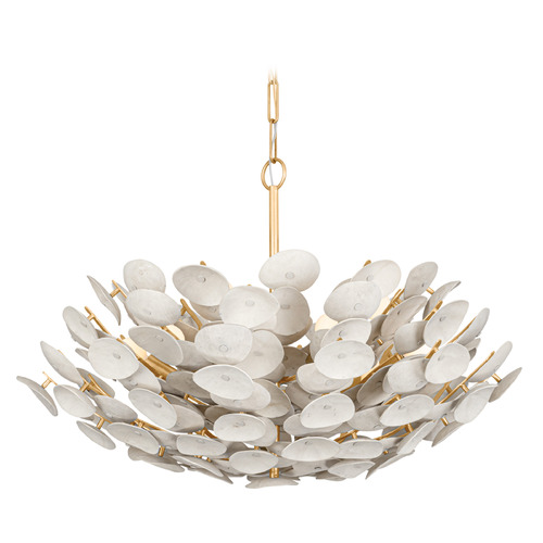 Corbett Lighting Corbett Lighting Aimi Vintage Gold Leaf Chandelier 356-32-VGL