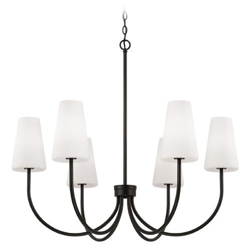 Capital Lighting Averitt Chandelier in Matte Black by Capital Lighting 455261MB-550